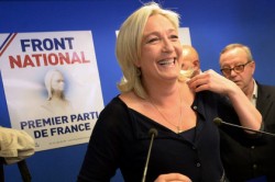 Ле Пен побеждает на выборах в Европарламент